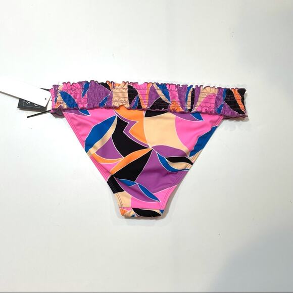 Salt+Cove Kaleidescope Smocked Bikini Swim Bottom - Picture 7 of 7